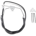 Drag Specialties 1741-2519 Extended Length Black Vinyl Front Brake Line Kit +10"