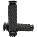Avon DIA-65-ANO-FLY Black Diamond Contour Hand Grips for Harley Electronic Tbw