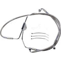 Drag Specialties 1741-2624 Extended Length Stainless Steel Brake Line Kit