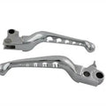 V-Twin 26-0785 Chrome 5-Hole Clutch & Brake Lever Set