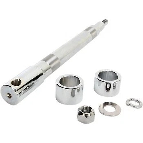 Drag Specialties 0214-0954 Chrome Front Axle Kit for 00-07 Harley Touring