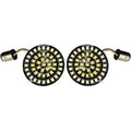 Drag Specialties 2020-1807 Front Dual Ring Bullet Style Turn Signal Inserts