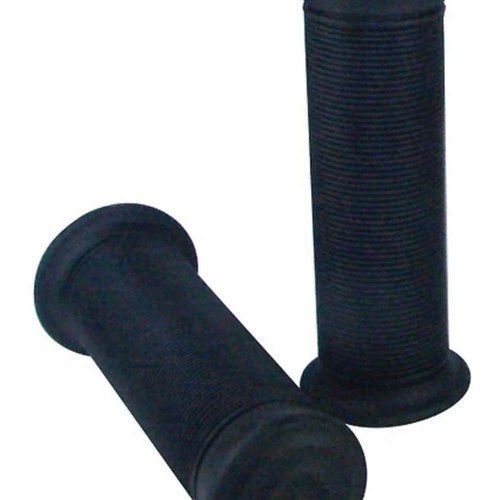 V-Factor 42014 Black 1" Rubber Hand Grips for Harley Sportster Dyna Softail