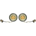 Custom Dynamic Chrome Smoke ProBEAM Ringz Bullet Bezel LED Turn Signal 1157 US