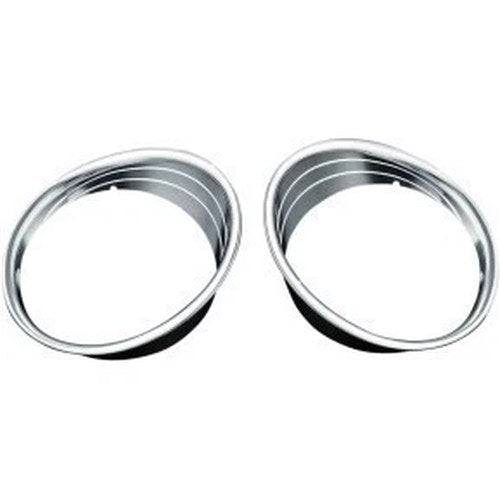 Kuryakyn 5622 Chrome Driving Light Bezels- Chrome for Indian
