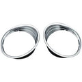 Kuryakyn 5622 Chrome Driving Light Bezels- Chrome for Indian