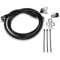 Drag Specialties 1741-2555 Extended Length Black Vinyl Front Brake Line Kit +10"
