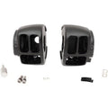 Matte Black Switch Housing Kit 96-07 Flhr Road King without Cruise