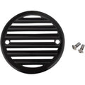 Joker Black Silver Finned Timer / Points Cover Big Twin 70-99 & Sportster 04-22