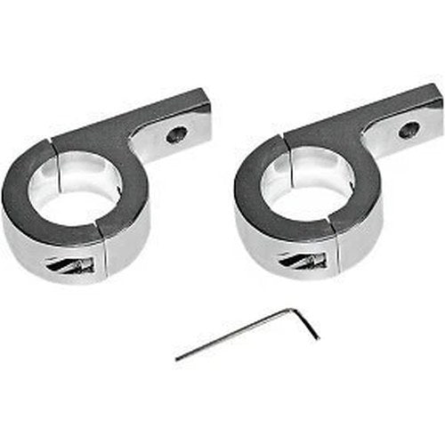 Custom Dynamics PB-125-C Chrome 1-1/4" Clamp Mount Kit
