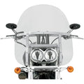 Memphis Shades Memphis Fats 17" Tall Clear Windshield Harley Fxdf Fat Bob 08-17