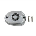 V-Twin 23-9263 Chrome Handlebar Master Cylinder Lid Cover for Sportster 04-06