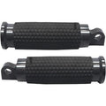 Avon FP-GEL-70-ANO Black Gel Rubber Footpegs for Harley Male Mount Style