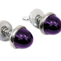 V-Twin 37-2110 License Plate Reflector Set Purple Glass for Motorcycles