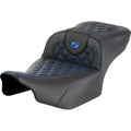 Saddlemen 823-07-18401 RoadSofa Seat Extended Reach Blue Lattice Stitch 23-24