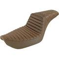 Saddlemen 896-04-176BR Brown Step-Up Seat Front Tuck-n-Roll/Rear Lattice Stitch