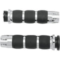 Avon Grips AIR-93-GAT Chrome Gatlin Velvet Air Hand Grips for 1" Cable Op Harley