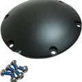 Drag Specialties 1107-0440 Satin Black Derby Cover for 04-22 Sportster