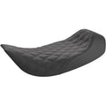 Saddlemen Black Renegade LS Lattice Stitch Solo Seat for Harley 97-07 FLHR/FLHX