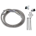 Drag Specialties 1741-2658 +4" Extended Length Stainless Steel Brake Line Kit