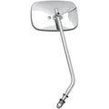 Drag Chrome Long Stem Die-Cast Replacement Mirror (SOLD Each) for Harley
