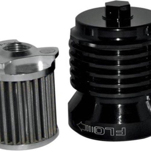 PC Racing PCS4B Black Reusable Spin-On Oil Filter for Twin Cam & Sportster & M8