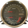 Drag Specialties 2210-0332 Electric Speedometer/Tachometer- 220 KPH/8000 rpm