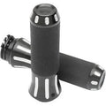 Drag Specialties 0630-1612 Black Custom Cut Hand Grips for Cable Op Throttle