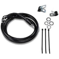 Drag Specialties 1741-2552 +4" Extended Length Black Vinyl Front Brake Line Kit
