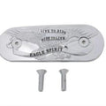 V-Twin 34-0641 Chrome Live to Ride Eagle Air Cleaner Insert for Sportster 04-22