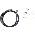 Drag Specialties 1741-2535 +6" Extended Length Black Vinyl Brake Line Kit