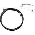 Drag Specialties 1741-2537 Extended Length Black Vinyl Front Brake Line Kit +10"