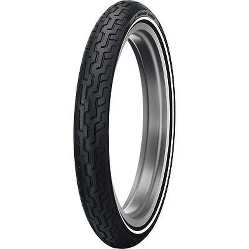 Dunlop D402 V-Twin Street Medium Whitewall Front Motorcycle Tire MH90-21 54H