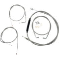 LA Choppers LA-8100KT-13 Stainless Braided Handlebar Cable/Brake Line Kit