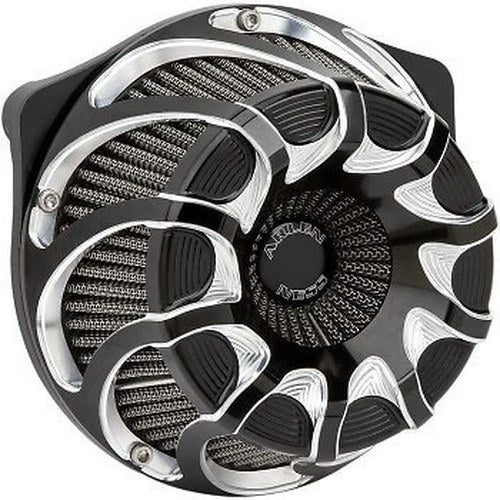Arlen Ness Black Drift Inverted Series Air Cleaner Kit for Sportster 91-20