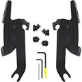 Memphis Shades Black Trigger Lock Fats/Slim Windshield Mount Kit for 18-21 Flsl