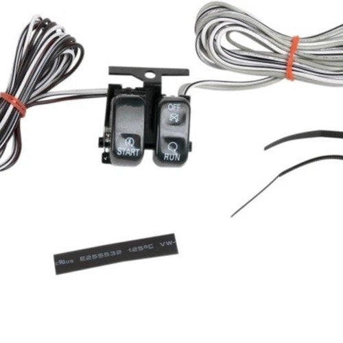 Black Off/Run & Start Switches for Harley Softail Dyna Sportster Touring 96-13