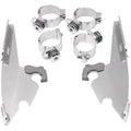 Memphis Shades Polished Fat/Slim/Batwing Mounting Kit 06-17 Fxd Dyna 08-11 Fxcw