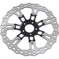 Arlen Ness 14" Front Black 7 Valve Floating Brake Rotor for Ness 6-Piston
