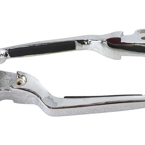 V-Twin 26-1975 Chrome Softee Lever Set for Big Twin & Sportster 82-95