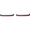 Custom Dynamics Red Non-Sequential Low-Profile Bagz LED Lights 97-13 FLHT/FLHR
