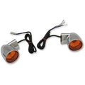 Drag Specialites 2020-1377 Chrome Front Bullet-Style Turn Signals