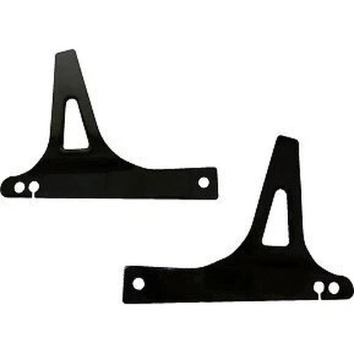 Drag Specialties 1504-0121 Sissy Bar Side Plates- Black