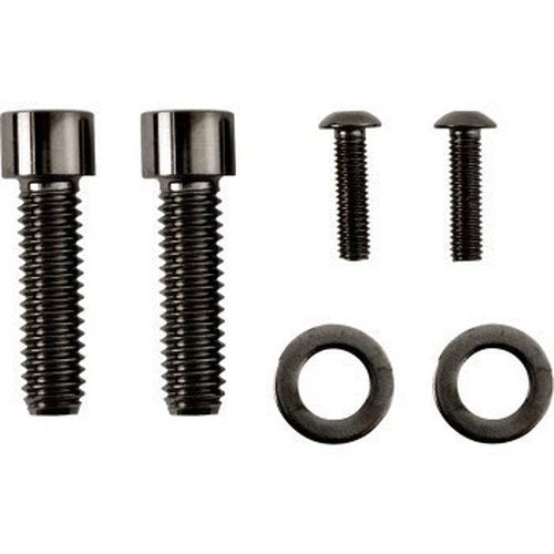 Drag Specialties 2401-1037 Black Chrome Rear Brake Control Smooth Bolt Kit