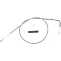 Stainless Braided Idle Cable 44" for 90-95 Big Twin