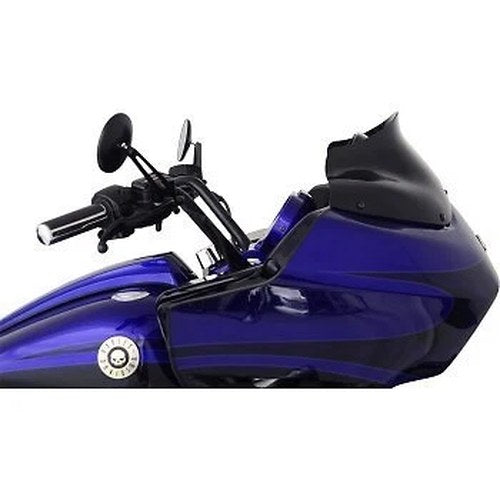 Klock Werks KWW-01-0190 Black 8" Flare Windshield for Road Glide 98-13