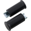 Drag Specialties DS-241065 Rubber Driver Footpegs for Harley Female Mount