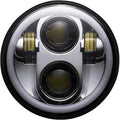 Custom Dynamics PG-575-C ProGLOW LED Headlamp Chrome 5.75" w Color Changing Halo