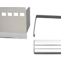 V-Twin 42-0547 Chrome Slotted Battery Cover Kit for 91-97 Sportster