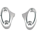 Drag Specialties 1803-7506 Chrome Handlebar Riser Top Clamps 2-Piece - 1" Harley